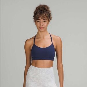 Lululemon Flow Y Bra - Night Sea - Size 6